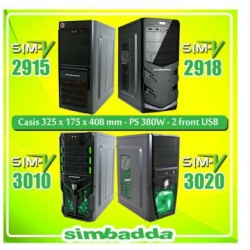 CASE SIMBADDA SIM V-3020 /  V-2918 / V-3010 + PSU 380watt